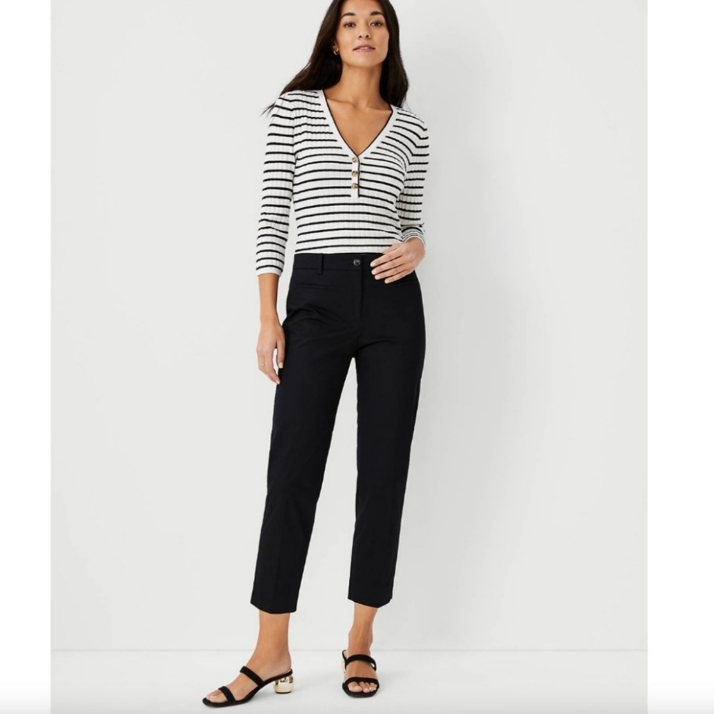 Ann Taylor Cotton Crop Pant